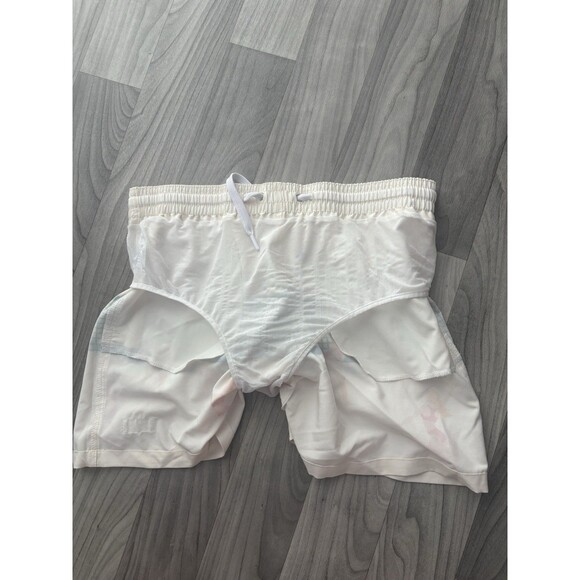 Duvin Swim Trunks Mens Size Large 4” Beach Volleyball Swimsuit Lined Drawstring - Picture 5 of 14